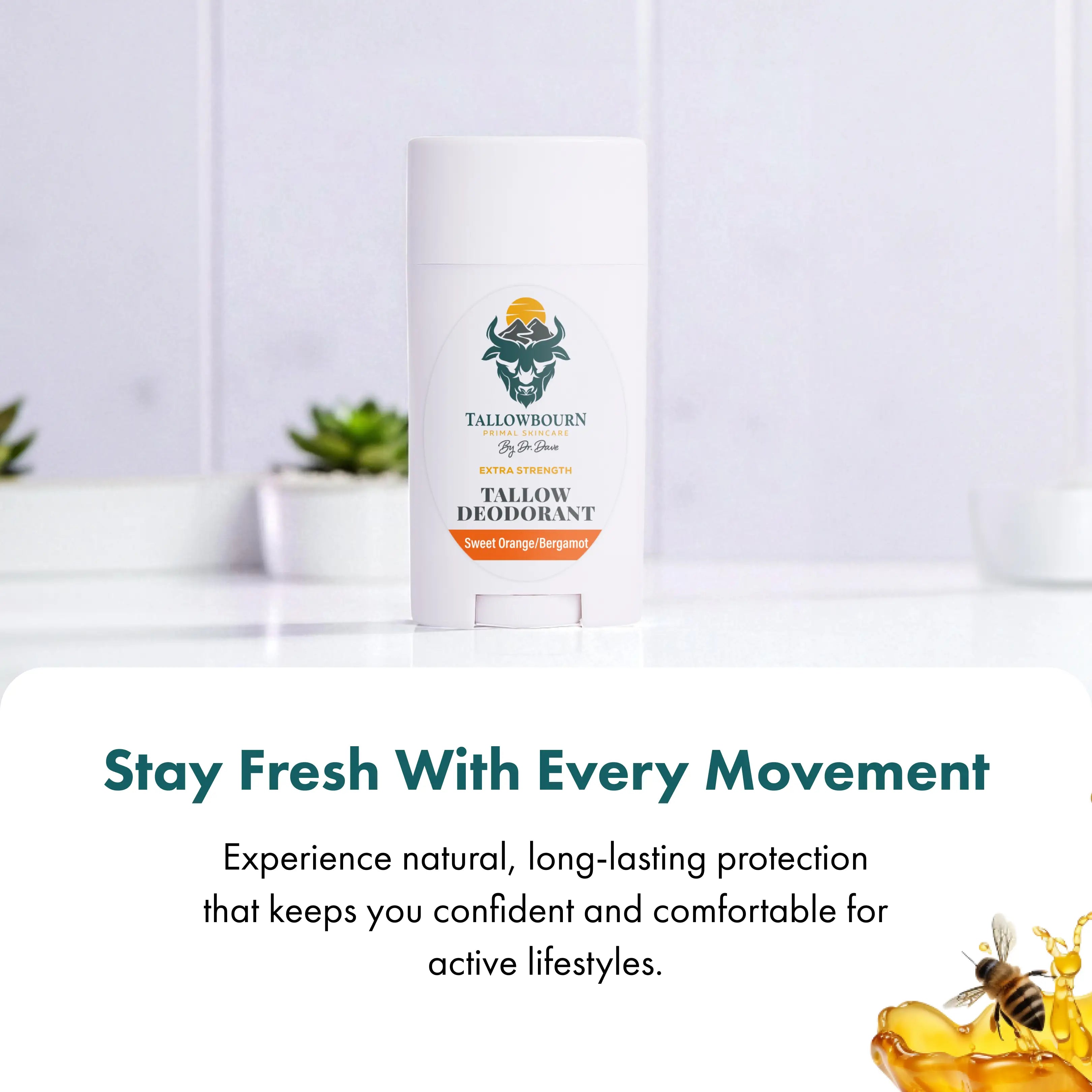 Natural Deodorant | Sensitive Skin | Baking Soda & Aluminum Free