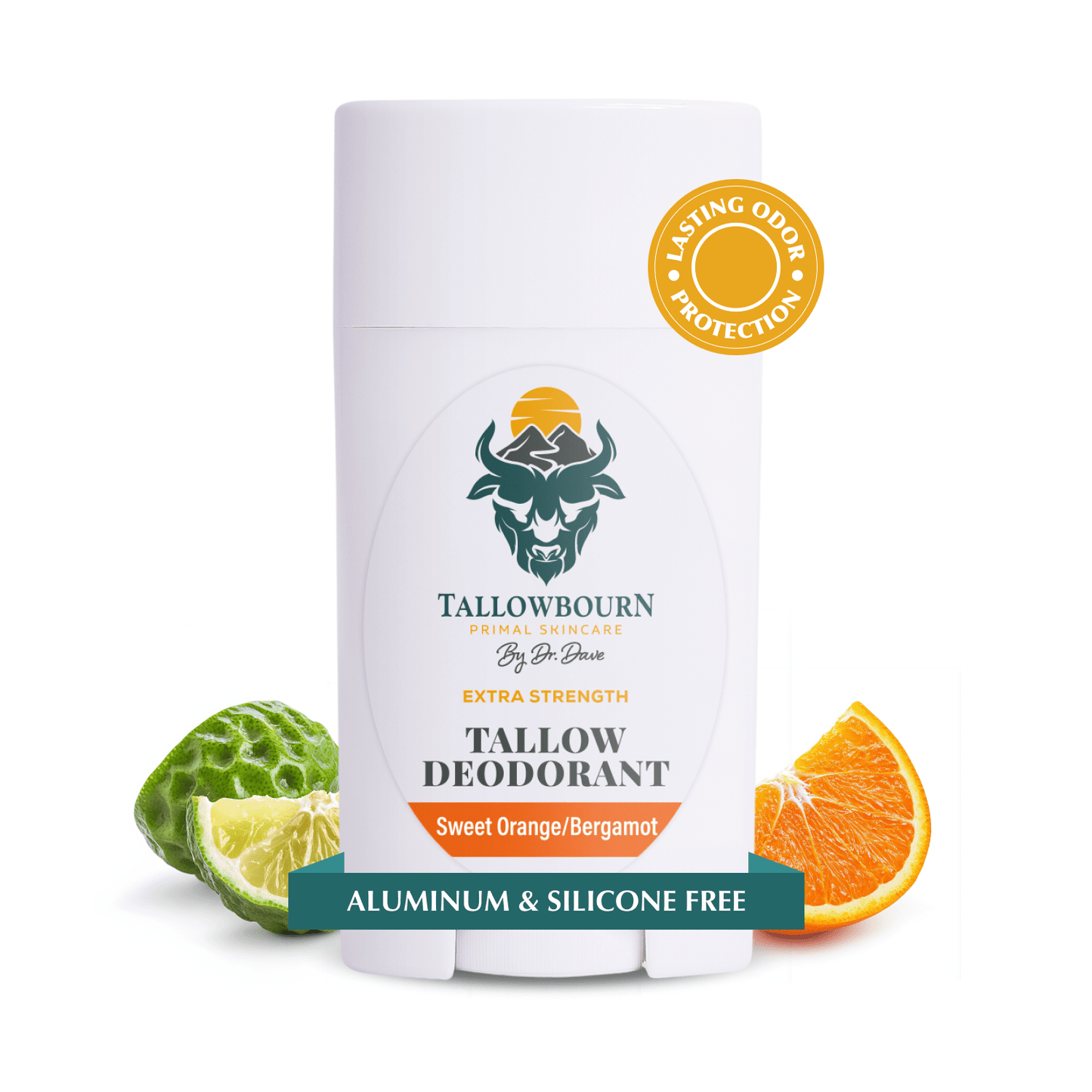 Tallow deodorant ingredients: grass-fed beef tallow, magnesium hydroxide, zinc ricinoleate — view 7