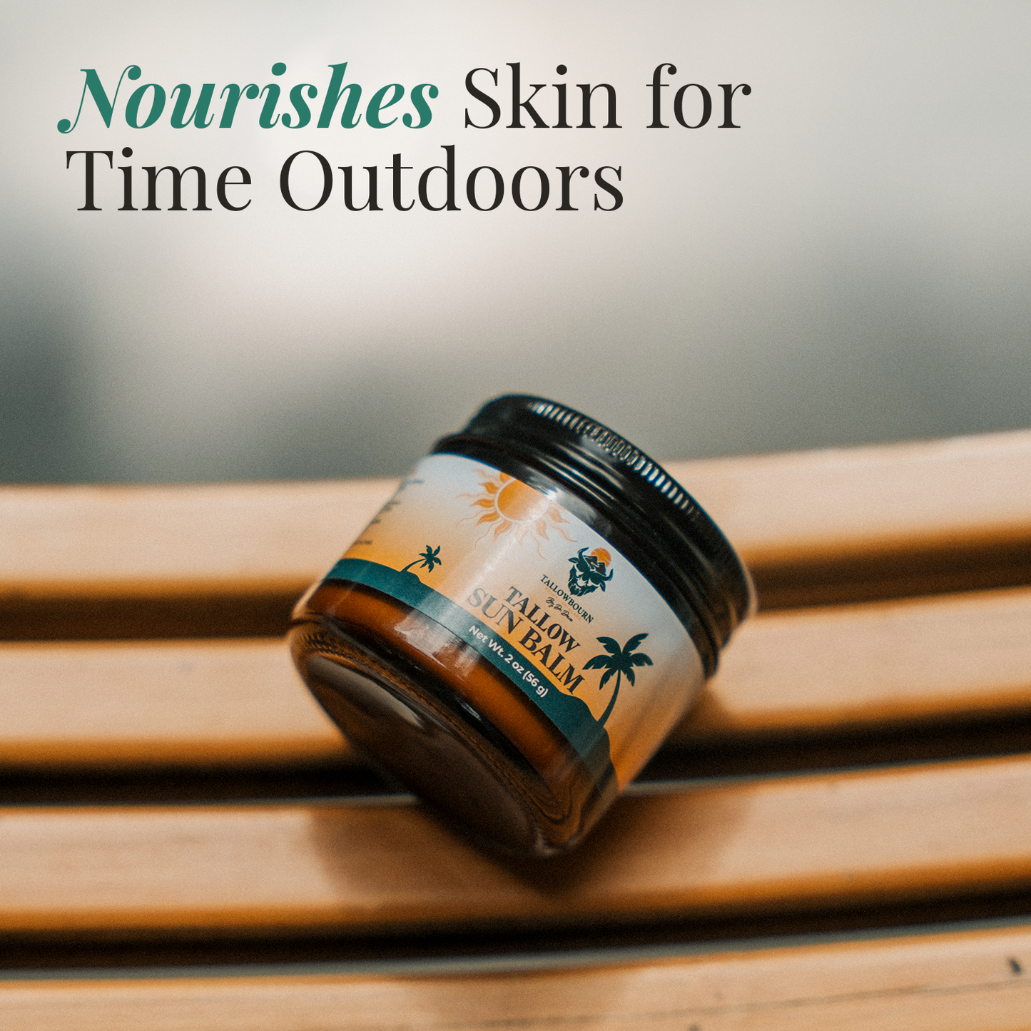 Tallow Sun Balm – Grass-Fed Mineral Zinc Moisturizer