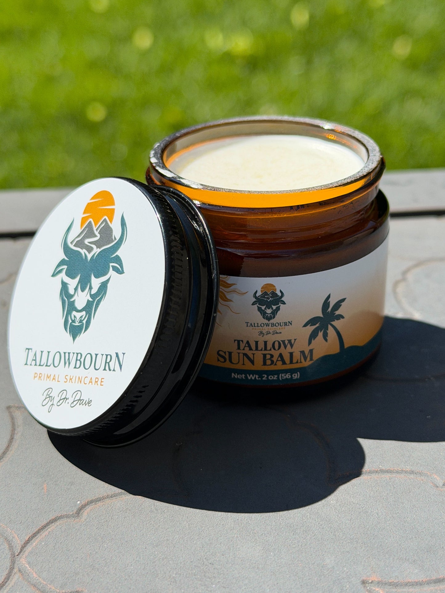Tallow sun balm ingredients: grass-fed beef tallow, non-nano zinc oxide, shea butter — view 9