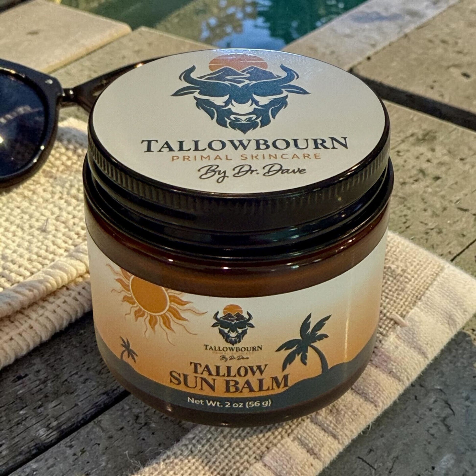 Tallowbourn tallow sun balm with non-nano zinc oxide — reef-safe mineral sunscreen