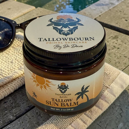 Tallowbourn tallow sun balm with non-nano zinc oxide — reef-safe mineral sunscreen