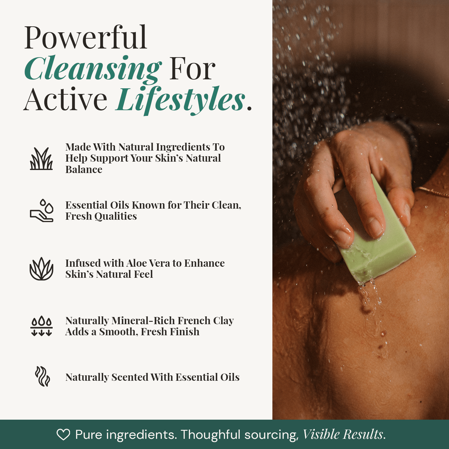 Athlete's Shield Soap – Tallow Bar Built for Active Skin - Tallowbourn