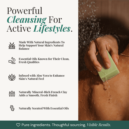 Athlete's Shield Soap – Tallow Bar Built for Active Skin - Tallowbourn
