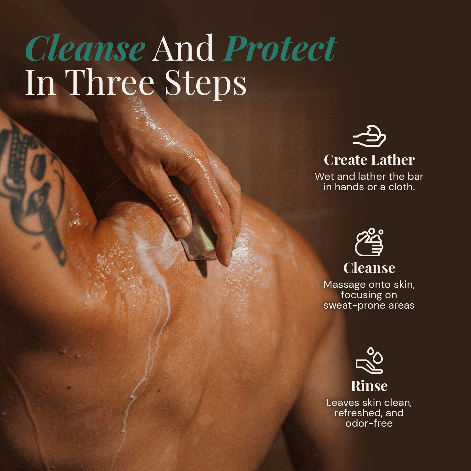 Athlete's Shield Soap – Tallow Bar Built for Active Skin - Tallowbourn