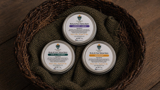 Tallow Balm Sample Pack – Try 3 Scents, 1oz Each