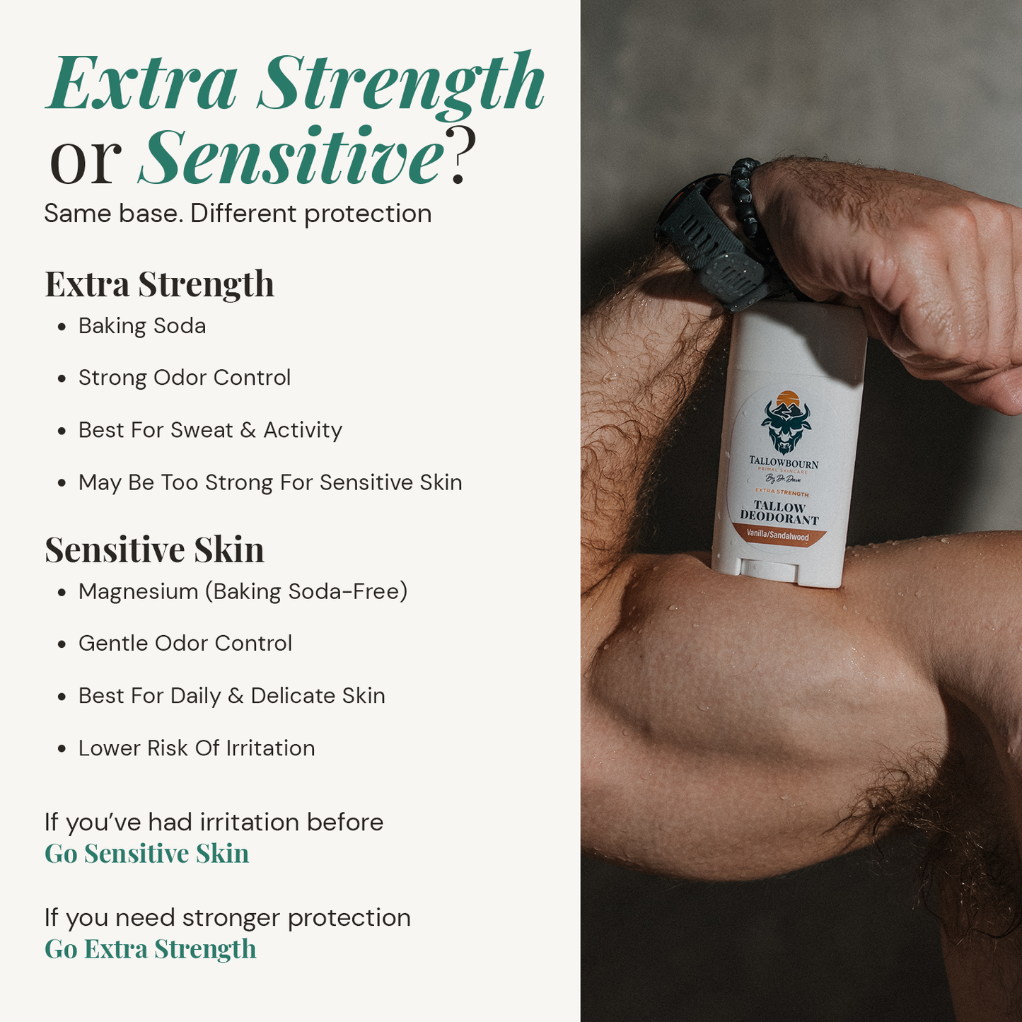 Extra Strength Natural Tallow Deodorant