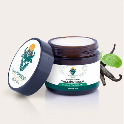 Grass - Fed Tallow Balm for Face & Body – Deep Moisture & Repair - Tallowbourn