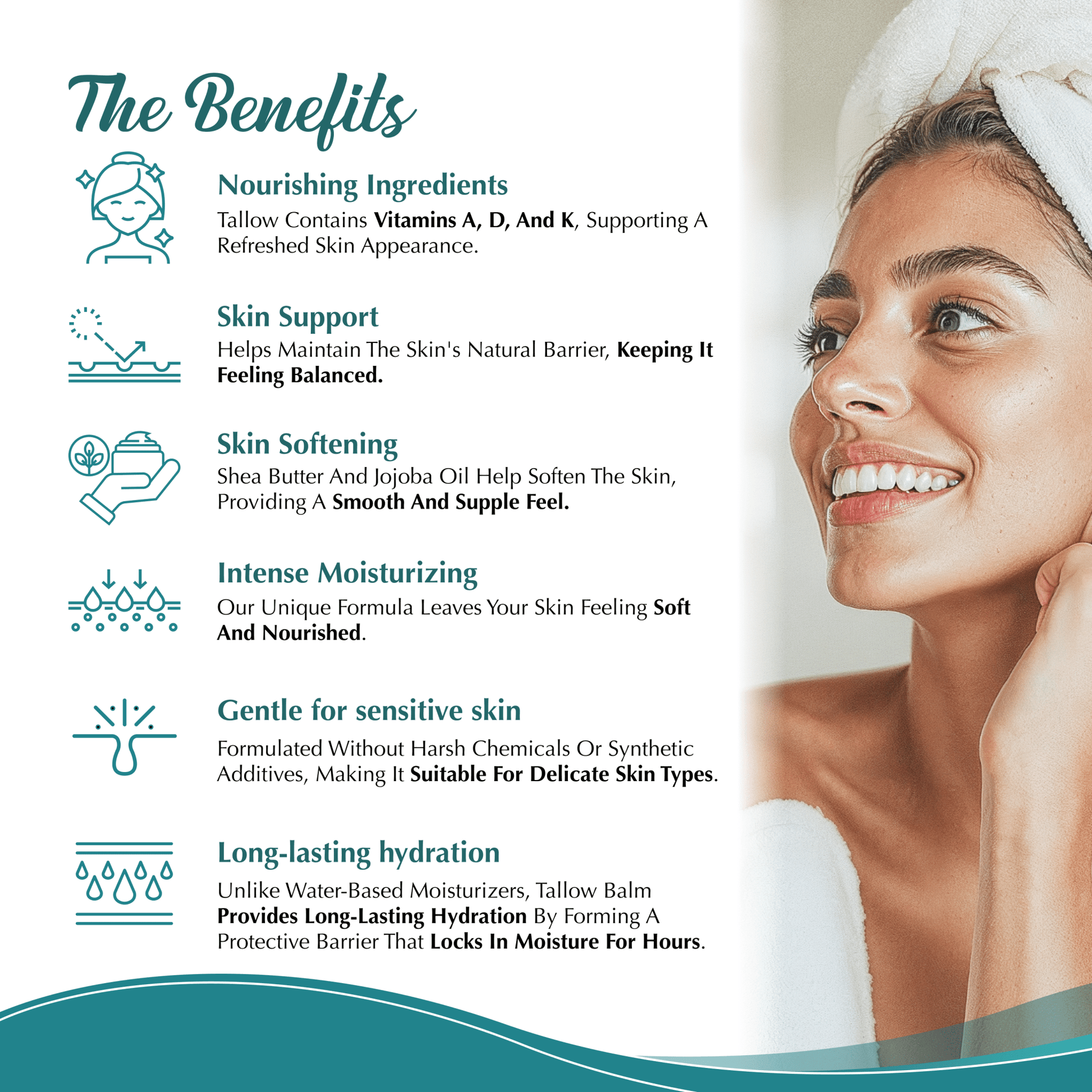 Grass - Fed Tallow Balm for Face & Body – Deep Moisture & Repair - Tallowbourn