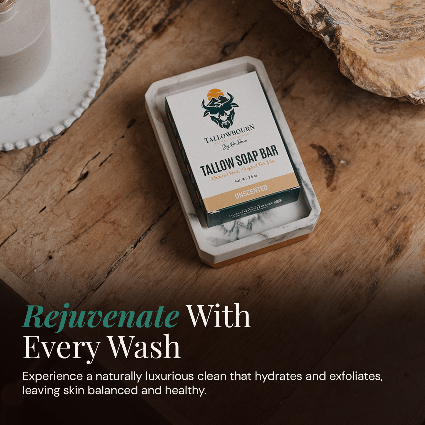 Grass-Fed Tallow Soap Bars - Tallowbourn