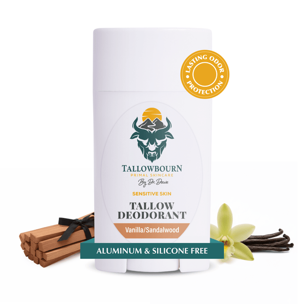 Natural Deodorant for Sensitive Skin – Baking Soda & Aluminum Free - Tallowbourn