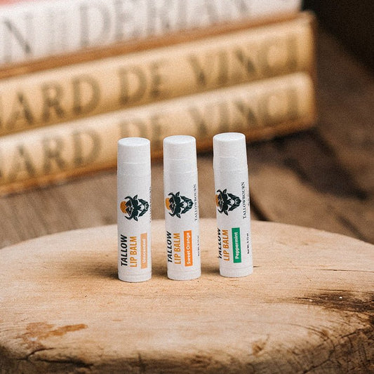 Tallowbourn grass-fed tallow lip balm — petroleum-free, seed-oil-free natural formula