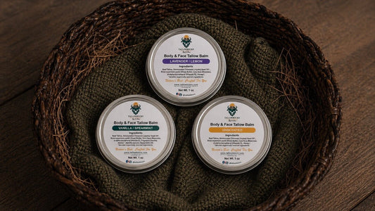 Tallow Balm Sample Pack – Try 3 Scents, 1 oz Each - Tallowbourn