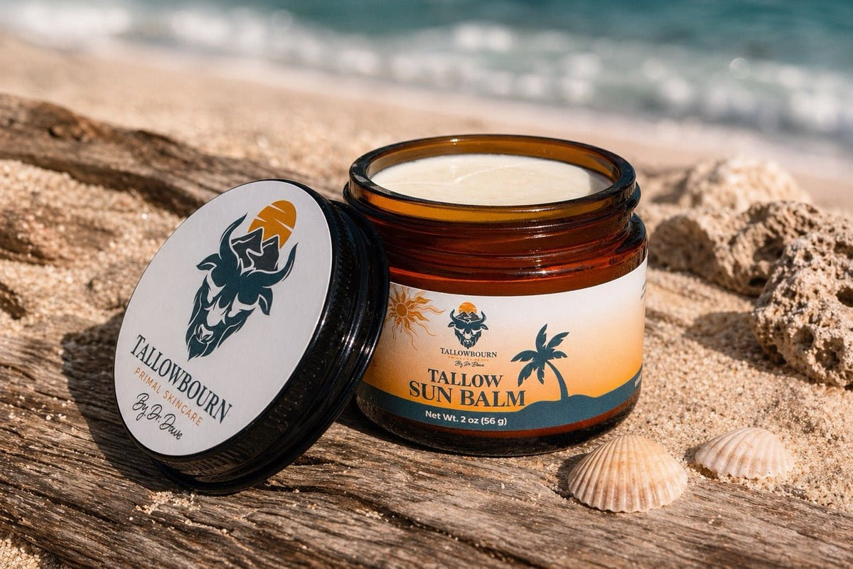 Tallow Sun Balm – Grass-Fed Mineral Zinc Moisturizer - Tallowbourn