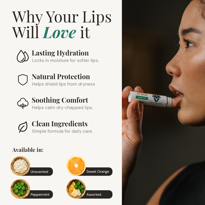 Natural Tallow Lip Balm – Grass-Fed & Petroleum-Free