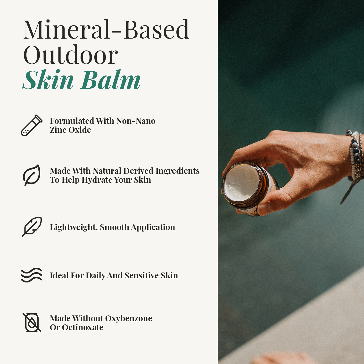 Tallow Sun Balm – Grass-Fed Mineral Zinc Moisturizer