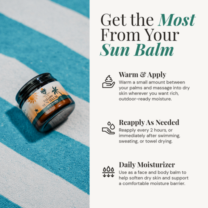 Tallow Sun Balm – Grass-Fed Mineral Zinc Moisturizer
