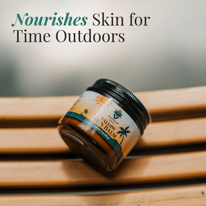 Tallow Sun Balm – Grass-Fed Mineral Zinc Moisturizer